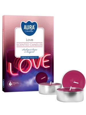 Podgrzewacze zapachowe 6 szt Love Aura