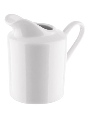 Mlecznik porcelanowy (250 ml) z uchwytem biały Tadar