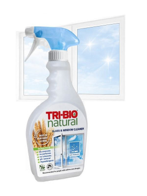 Tri-Bio płyn do mycia okien z pompką, 500 ml, Natural
