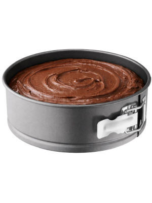 Tortownica okrągła, (17 cm) szara, Lukrecja, Ambition