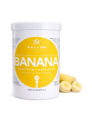 Kallos maska do włosów,wzmacniająca 1 L, Bananowa