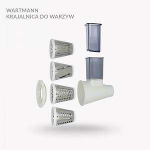 Krajalnica do warzyw Wartmann WM-2306 MX z 5 nasadkami