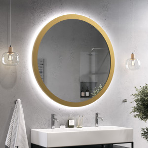 Mirror LED framed Scandinavia Bold Ambiente