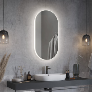 LED-belyst spegel Koria Deli Acrylic