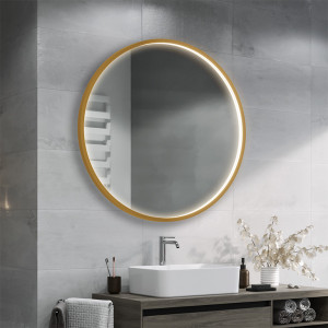 Mirror LED with aluminium frame Sirius Alublend