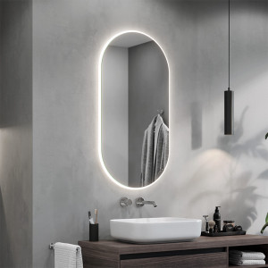 Miroir avec éclairage LED Koria Acrylic Edge