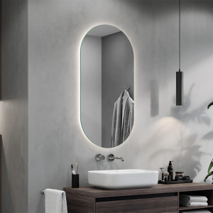 Spegel med LED-belysning Koria Acrylic Ambient
