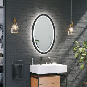 Espejo LED con marco Oval Bold LED
