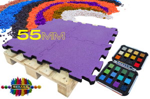 Puzzel EPDM 55mm na place zabaw
