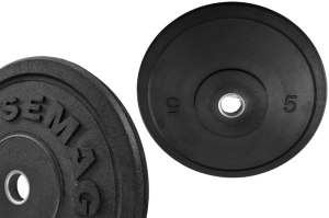 Talerz gumowy - bumper 5 kg ø450 mm olimpijskie obciążenie gumowe BNN5D