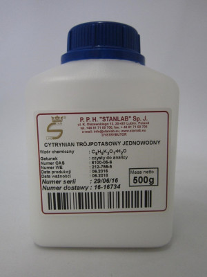 CYTRYNIAN TRÓJPOTASOWY JEDNOWODNY CZDA/ 500g/