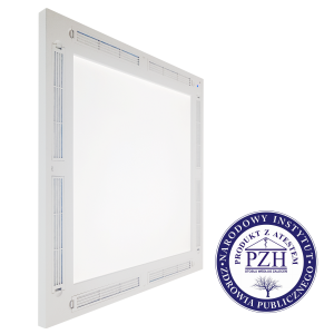 oprawa przepływowa wstropowa panel LED 36W oczyszczacz powietrza hybryda ASEPTICA ACTIV / nano