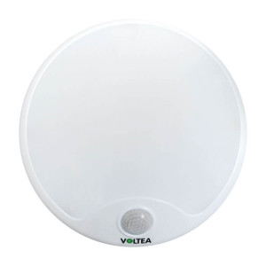 PLAFON oprawa LED 8W/10W IK10 IP40 czujnik PIR 4500K STAŁE ŚWIECENIE W STANIE CZUWANIA DETECTA