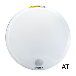 PLAFON oprawa awaryjna LED DETECTA 15W 230V 50-60Hz 1650lm 4500K IK10 IP40 czujnik PIR Autotest CNBOP