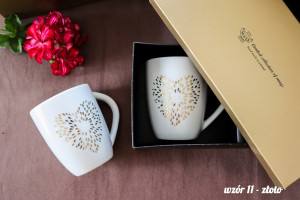 Kubki DUO wzór 11 złoto