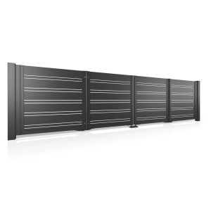 Brama aluminiowa składana MODERN AW.AL.104.