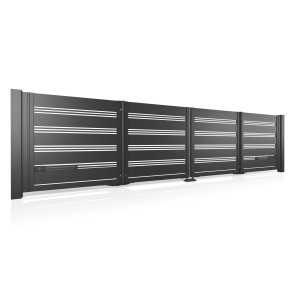 Brama aluminiowa składana MODERN AW.AL.105.