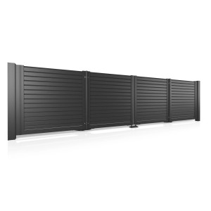 Brama aluminiowa składana MODERN AW.AL.106.