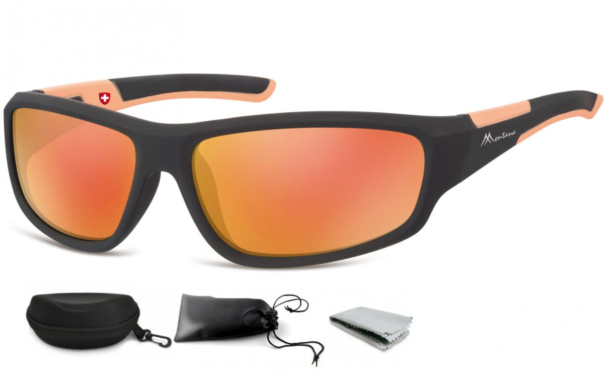 Okulary dziecięce sportowe Unisex lustrzane matowe CS91A