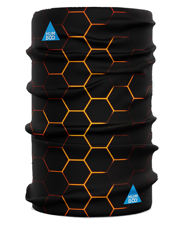 Elastyczny cienki komin na szyję - SC.11 HEXAGONAL