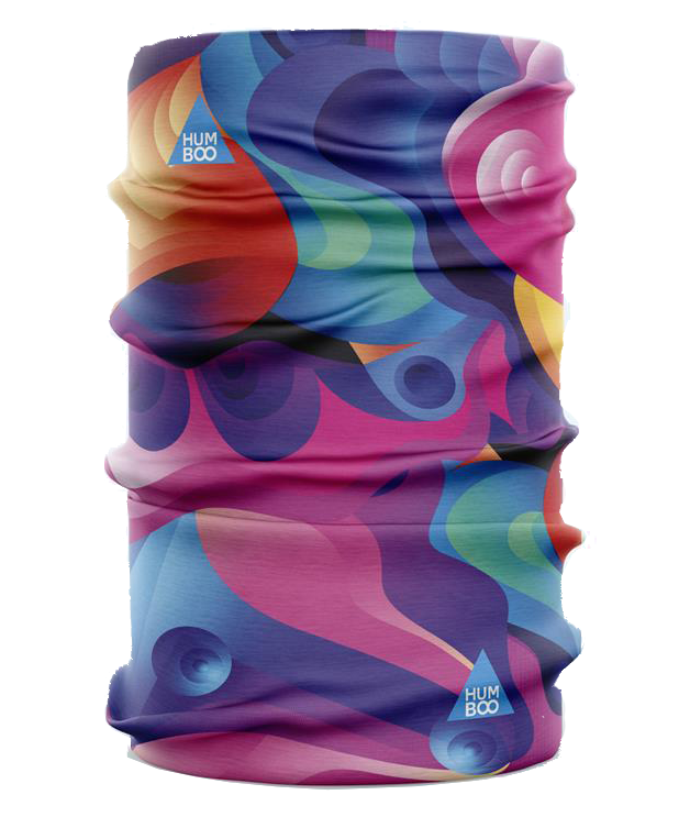 Elastyczny cienki komin na szyję - SC.04 Colour Waves