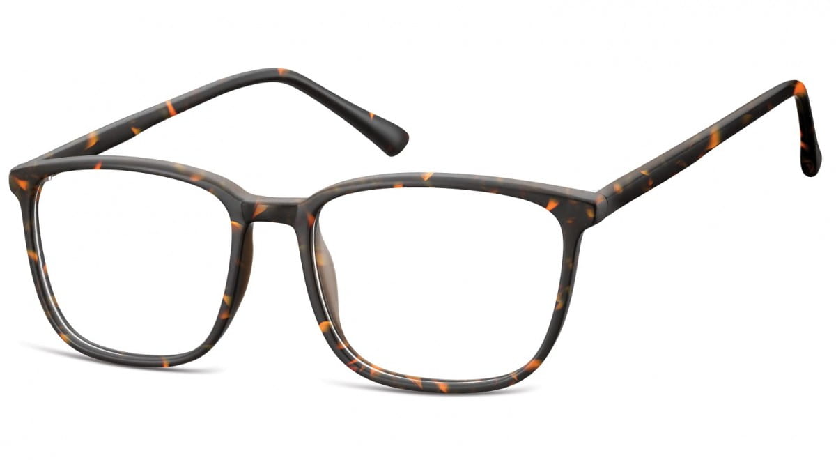 Okulary oprawki korekcyjne Nerdy zerówki Sunoptic CP128E panterka