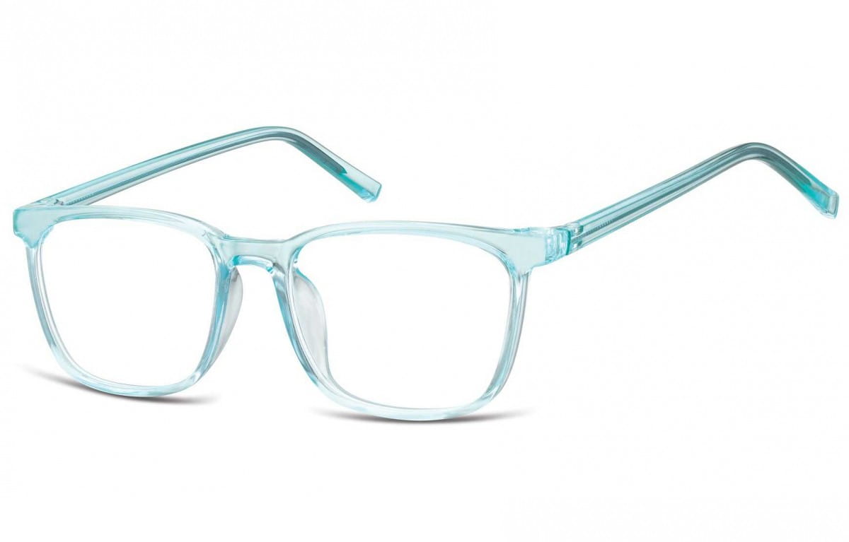 Okulary oprawki korekcyjne Nerdy zerówki transparentne Sunoptic CP124A