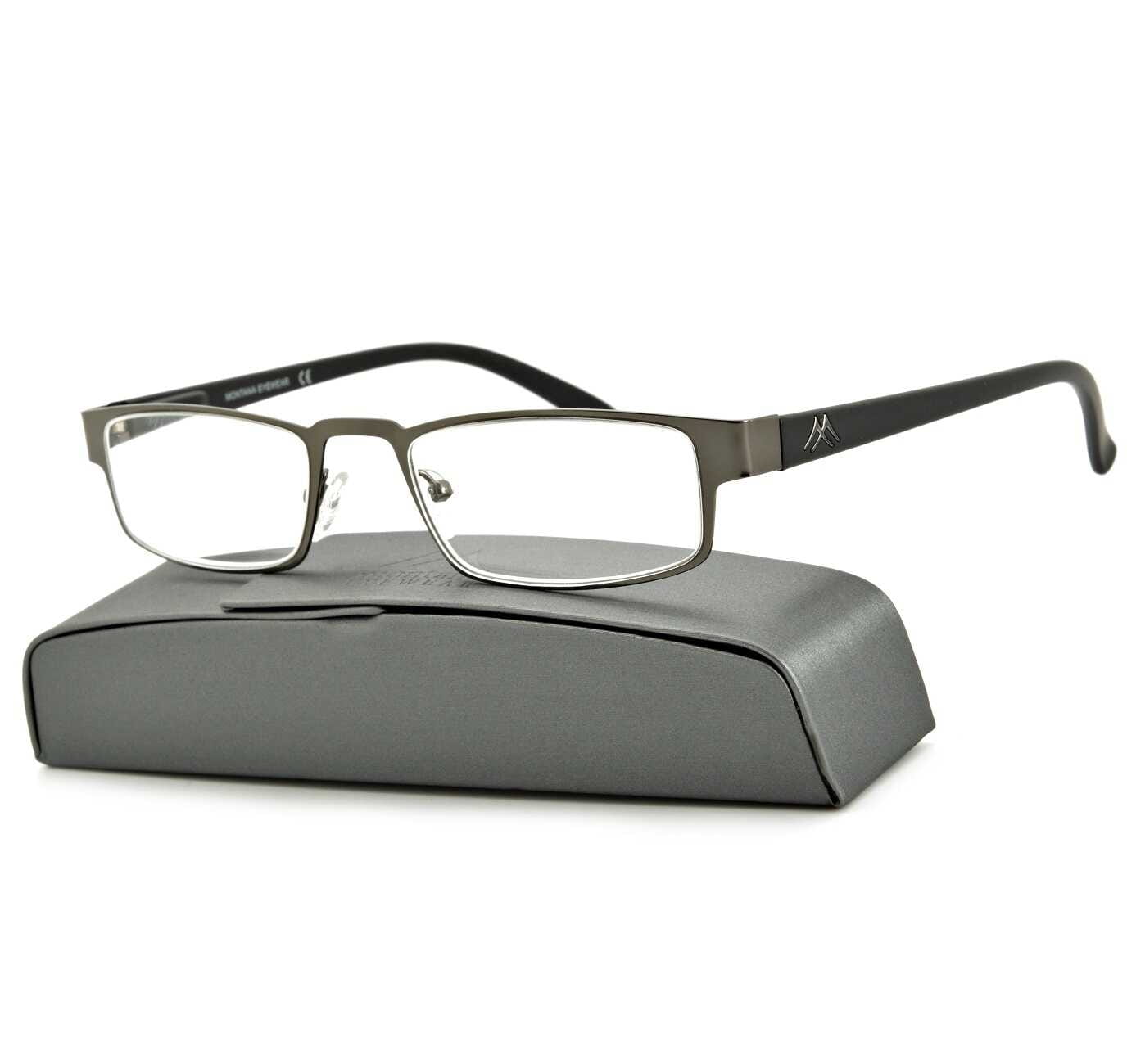 Plusy okulary do czytania metalowe Montana MR87 moc: +3.5