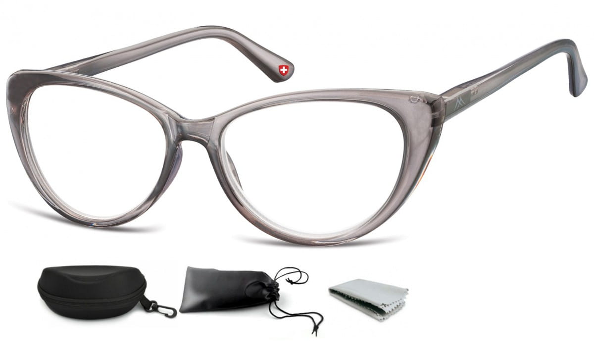 Plusy Okulary Do Czytania Kocie MR64F moc: +3