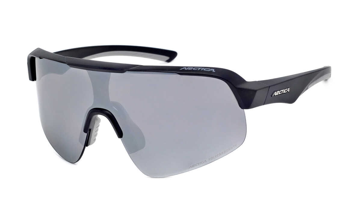 Rowerowe okulary przeciwsłoneczne sportowe ze srebrną lustrzanką Arctica S-339