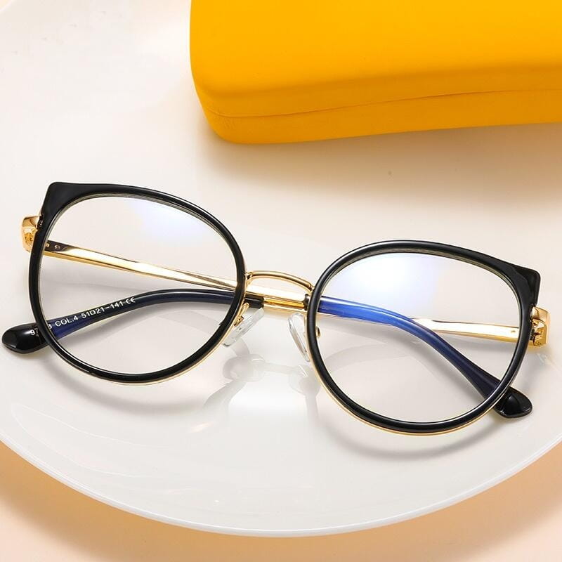 Damskie okulary zerówki do komputera BLUE LIGHT z flexami 25127