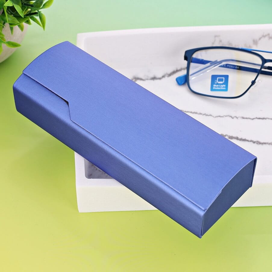 Etui okularowe na magnes STHC-15A niebieskie