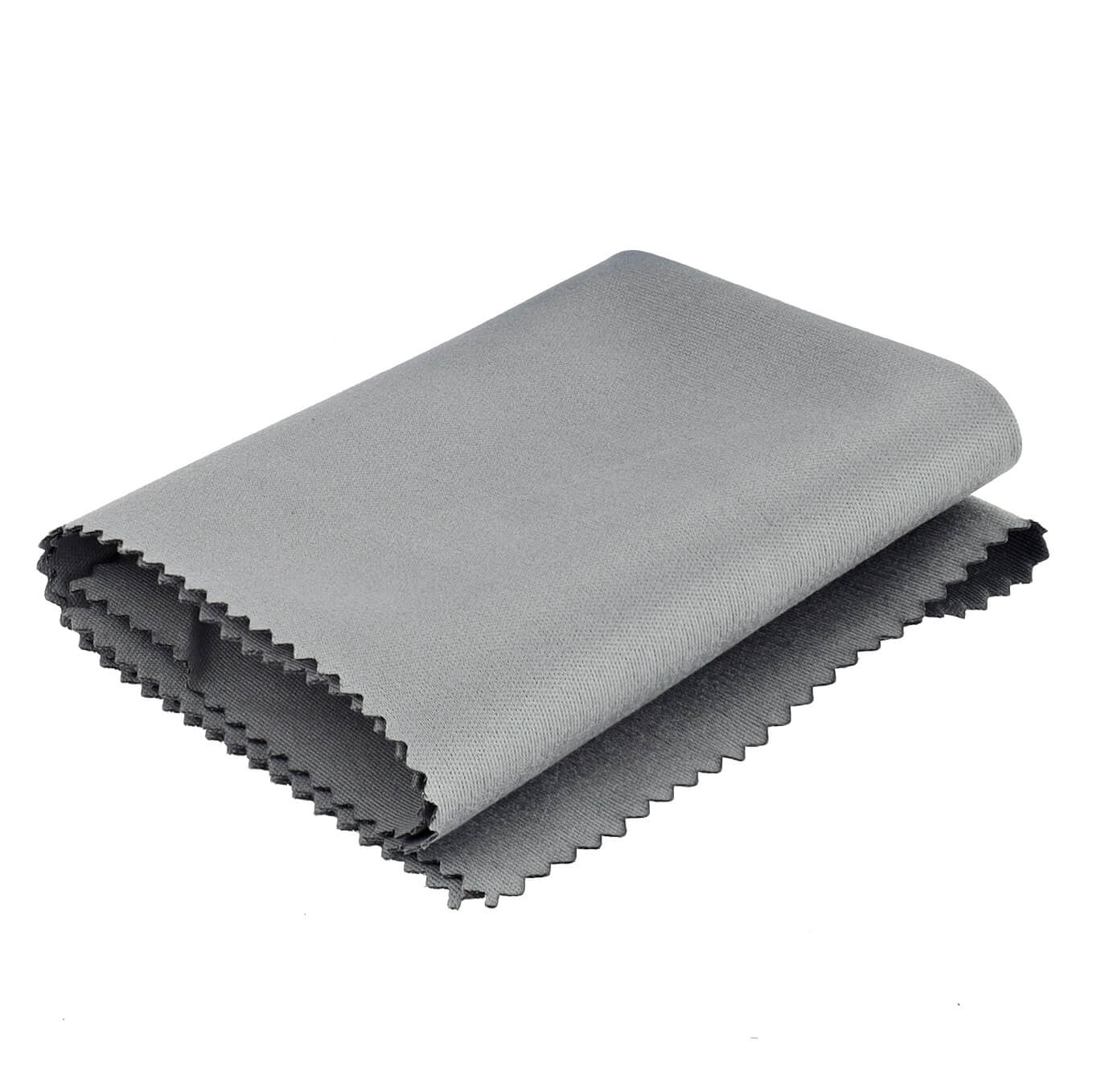 Ściereczka premium z mikrofibry do okularów 220g - szara 18x15