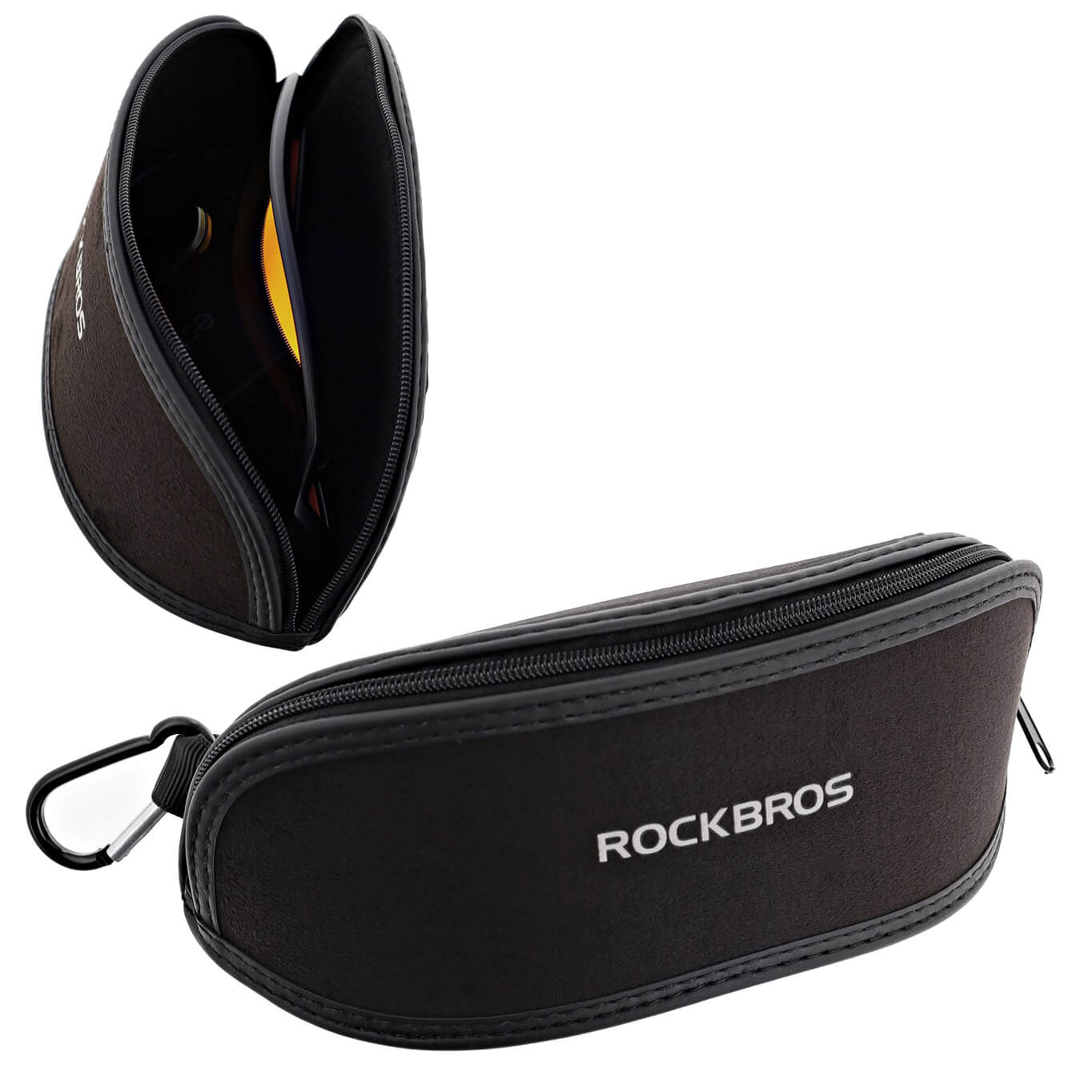 Półmiękkie etui na okulary ROCKBROS czarne ET-ROCK-4