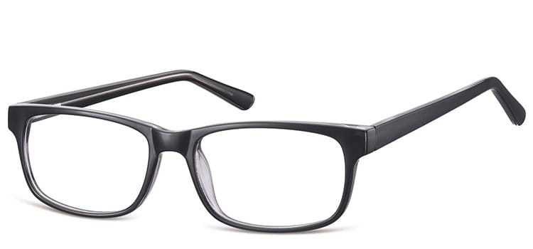Zerówki klasyczne oprawki Sunoptic CP154A czarny+jasny