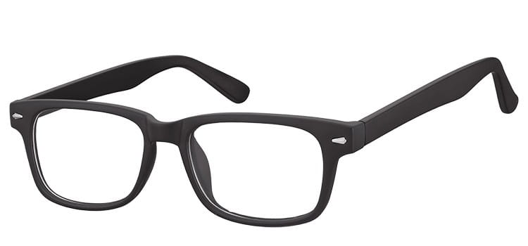 Okulary Zerówki klasyczne oprawki Sunoptic CP156 czarne