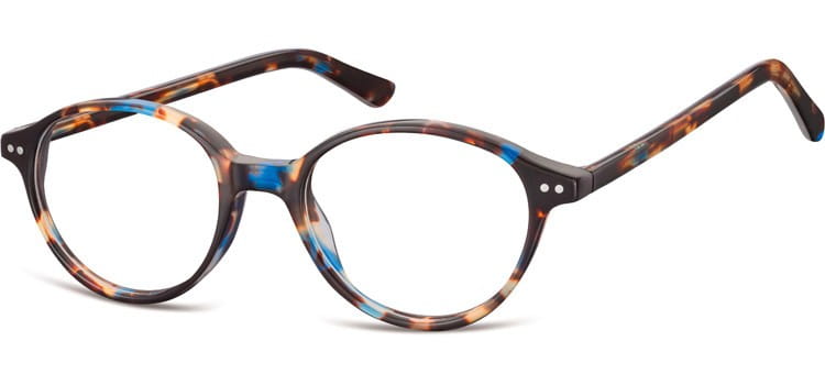 Okulary oprawki okragle Sunoptic CP147D szylkret mix
