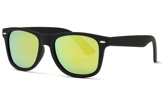 Czarne matowe nerdy lustrzane polaryzacja DRS-62C7