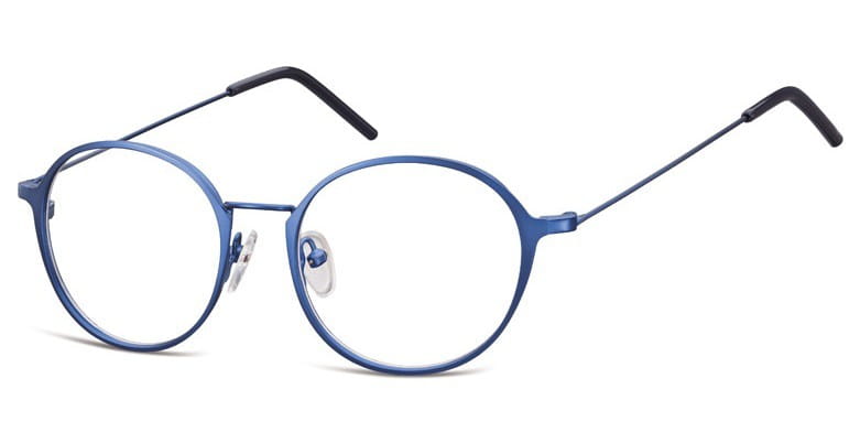 Lenonki zerowki Oprawki okulary korekcyjne 971D niebieskie