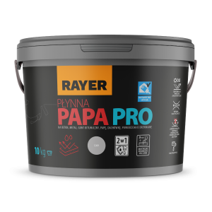 Rayer Płynna Papa PRO szary 10 kg - wydajna powłoka do renowacji na zimno