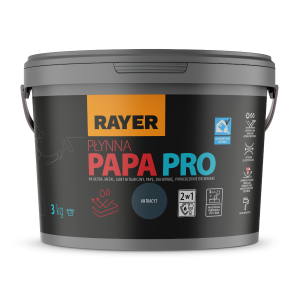 Rayer Płynna Papa PRO antracyt 3 kg - powłoka do renowacji i napraw