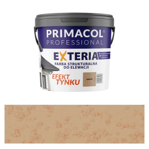 Elewacyjna farba strukturalna Exteria kawowy PRIMACOL PROFESSIONAL 4,5 l