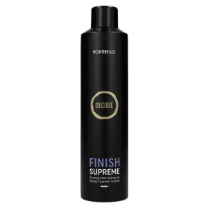 Montibello DECODE Finish Supreme – Lakier do włosów o mocnym utrwaleniu i odporności na wilgoć 400 ml