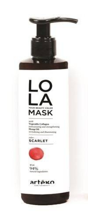LOLA Your Beauty Color Mask SCARLET 200 ml – Intensywna maska koloryzująca w odcieniu Scarlet dla żywych czerwieni