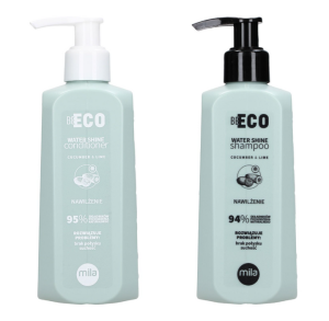 Zestaw do suchych i odwodnionych włosów Water Shine Mila Be Eco 250ml: szampon + odżywka