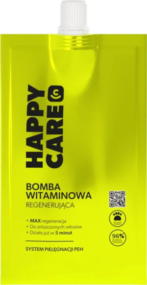 Happy Care Bomba witaminowa – regenerująca maska do włosów 70 ml