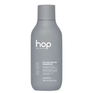 Montibello HOP Silver White Shampoo 300 ml – szampon rozświetlający do włosów siwych i platynowych