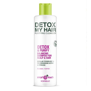 MONTIBELLO Smart Touch Detox My Hair 300 ml – naturalny, wegański szampon micelarny detoksykujący z moringą i spiruliną