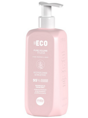 MILA PRO Be Eco Pure Volume maska oczyszczająca i nadająca objętość 250 ml