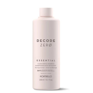 MONTIBELLO Decode Zero Essential 300 ml – naturalny, wegański szampon oczyszczający z moringą, Quinoa i ochroną koloru